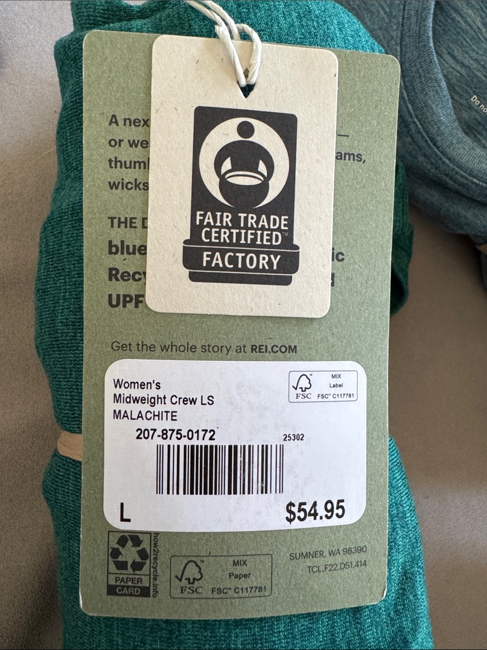 Lot of (3) REI Co-op Midweight Long-Sleeve Base Layer Top - Women's Size M - NWT - Picture 15 of 16